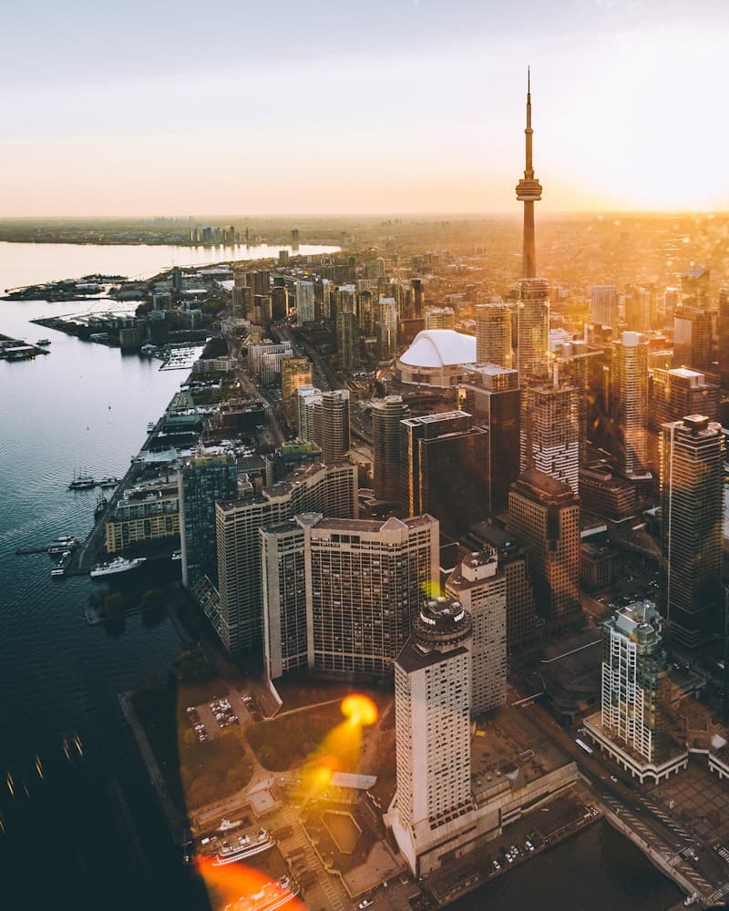 Toronto skyline and the CN Tower